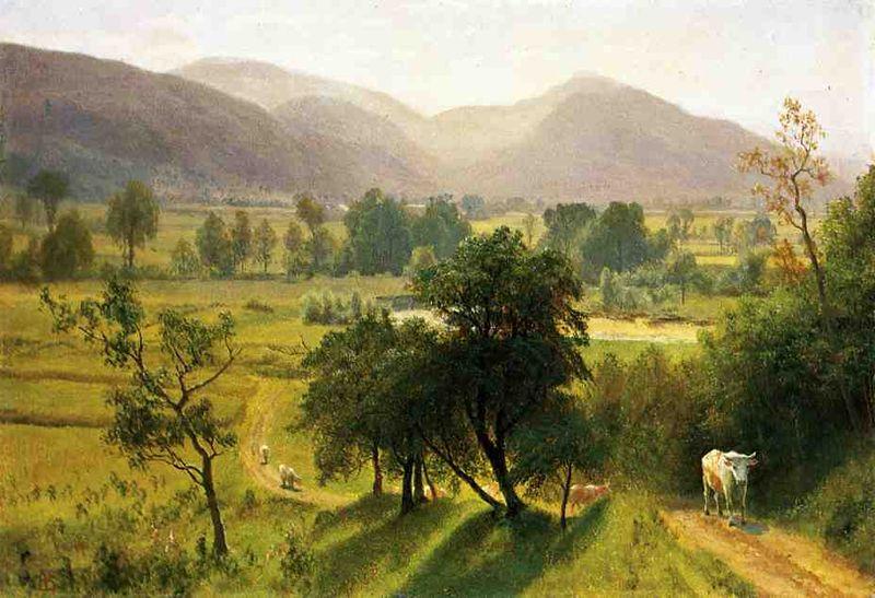 Albert Bierstadt Conway Valley New Hampshire oil painting image